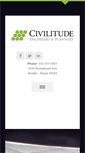 Mobile Screenshot of civiltude.com
